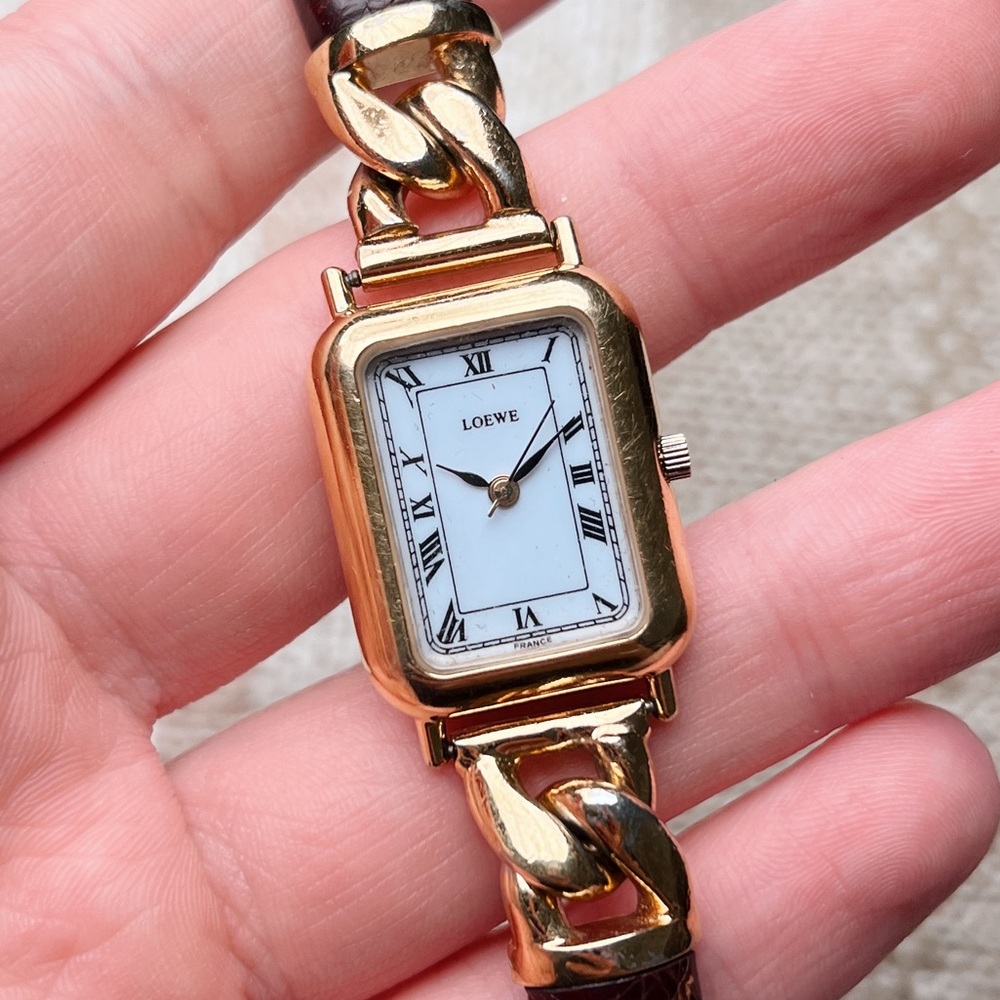 Loewe Watch Vintage Women’s Brown Gold Studio Ghibli